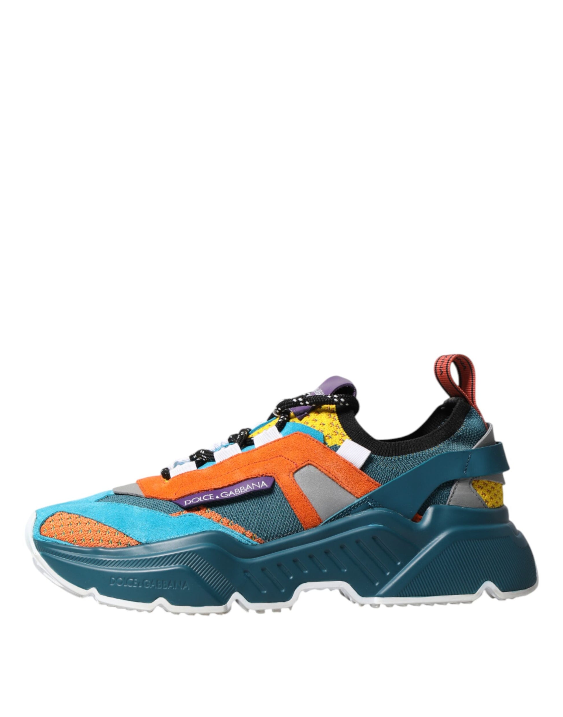 Colorful athletic shoe with laces