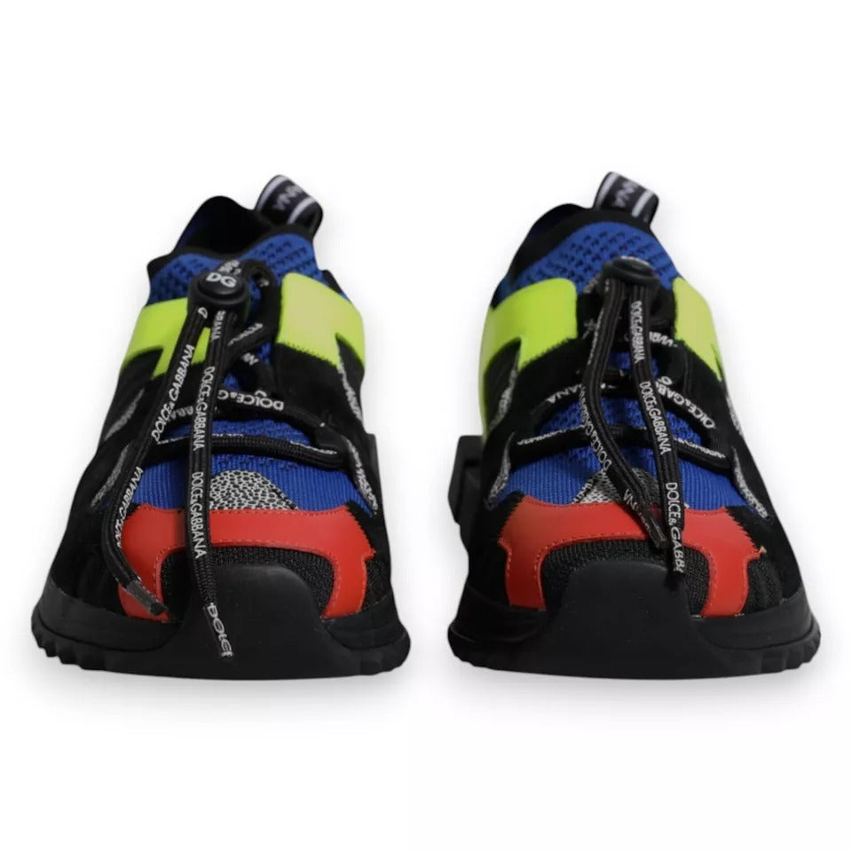 Colorful children's sneakers with laces