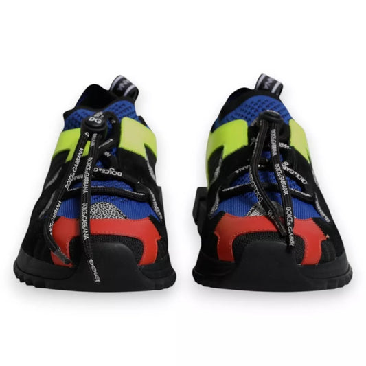 Colorful children's sneakers with laces