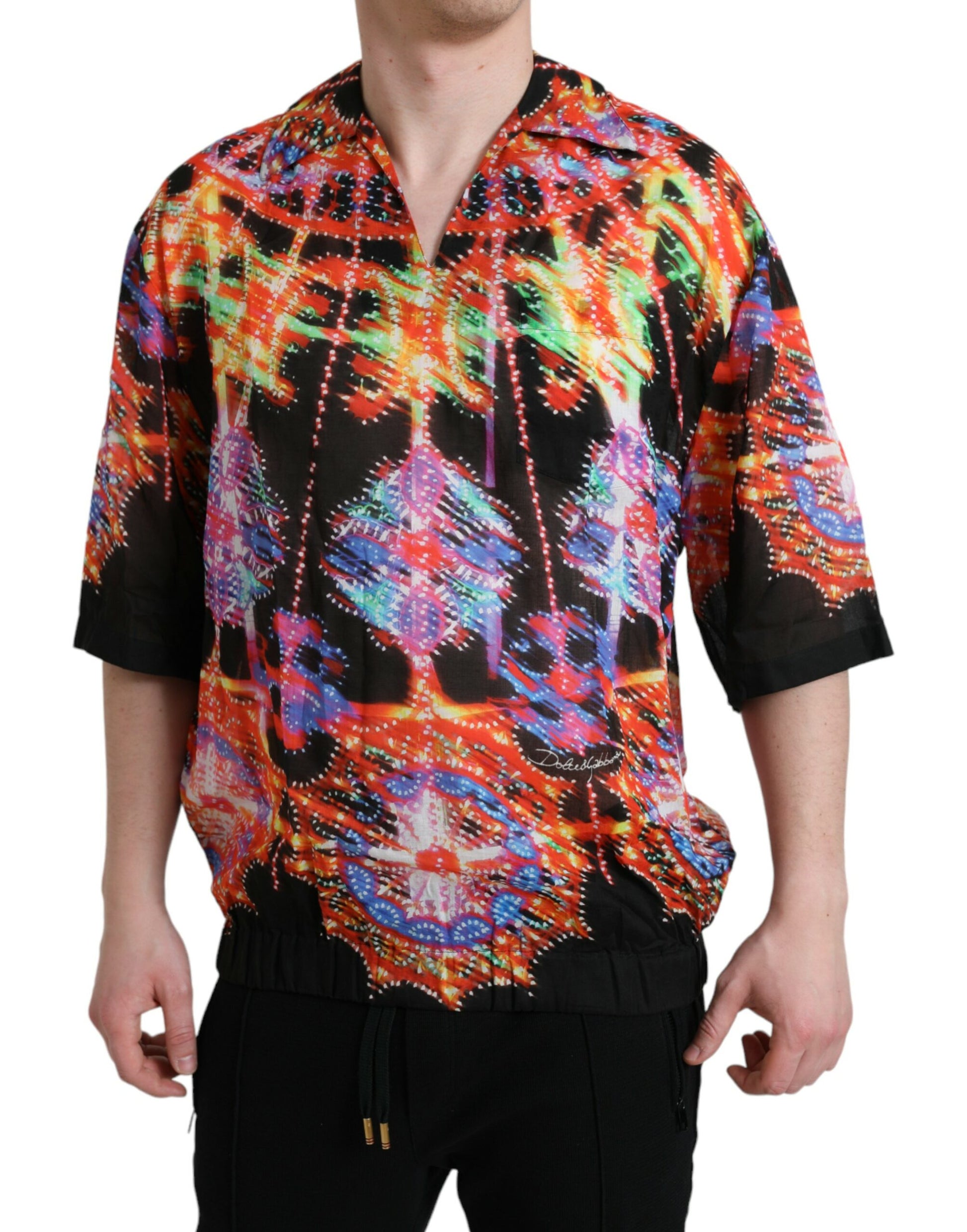 Colorful shirt with intricate pattern
