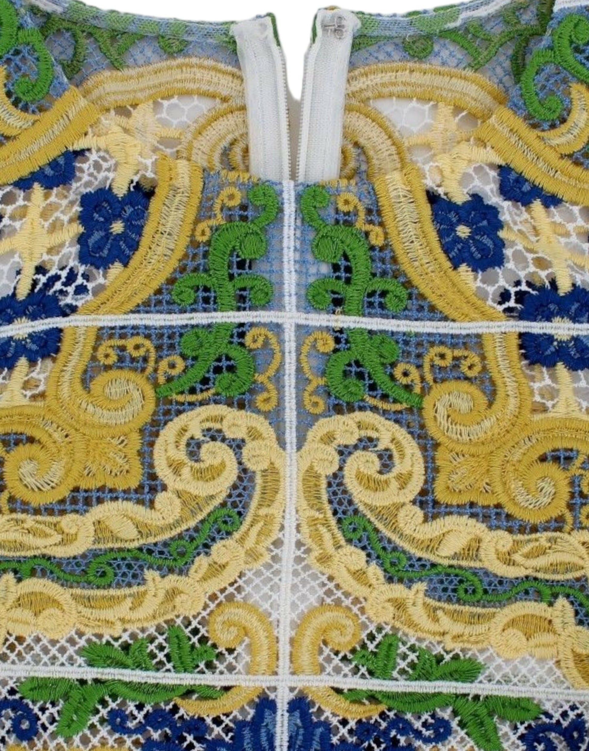 Decorative fabric with intricate designs