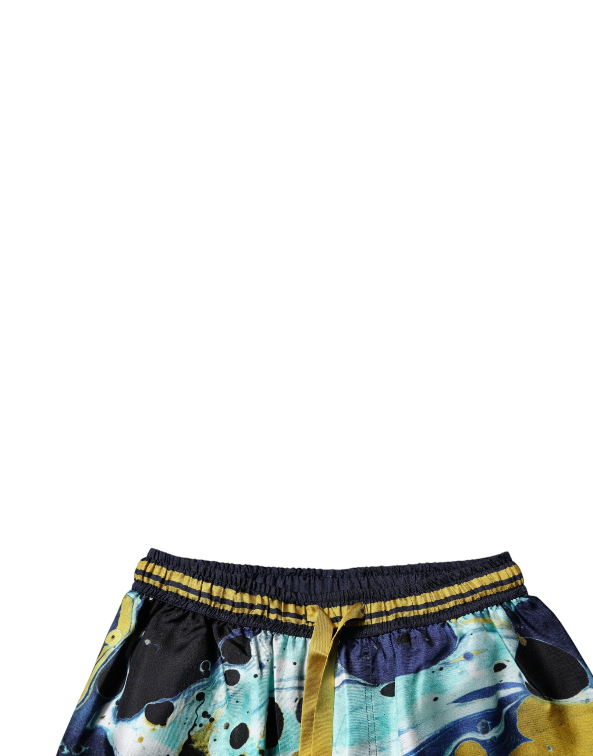Shorts with a colorful pattern