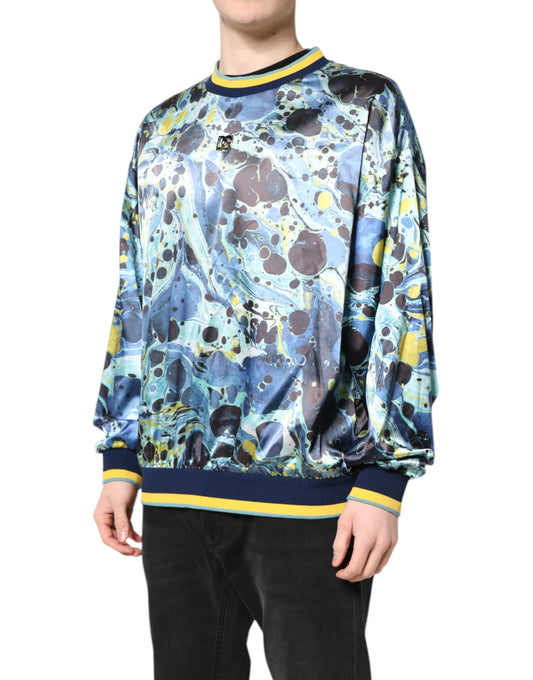 Long sleeve shirt with a colorful pattern