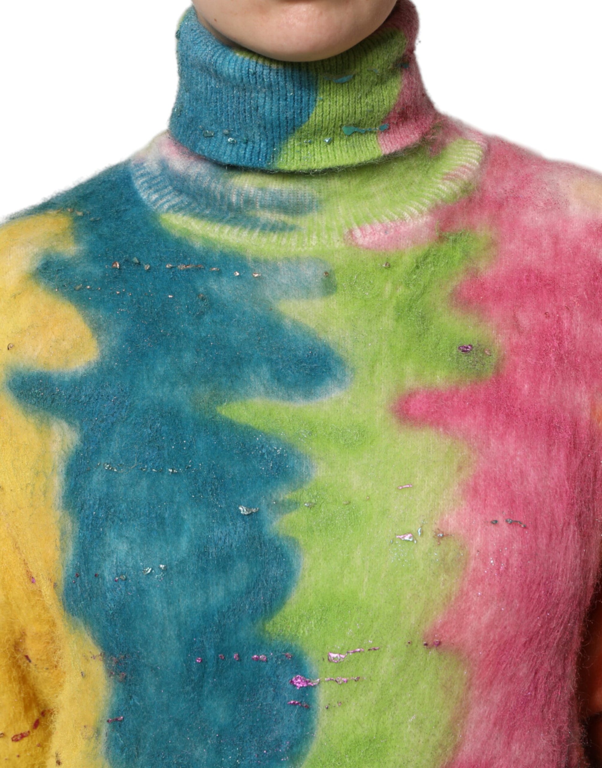 Colorful tie dye sweater