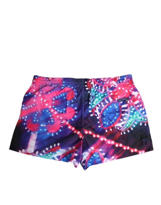 Colorful shorts with lights design
