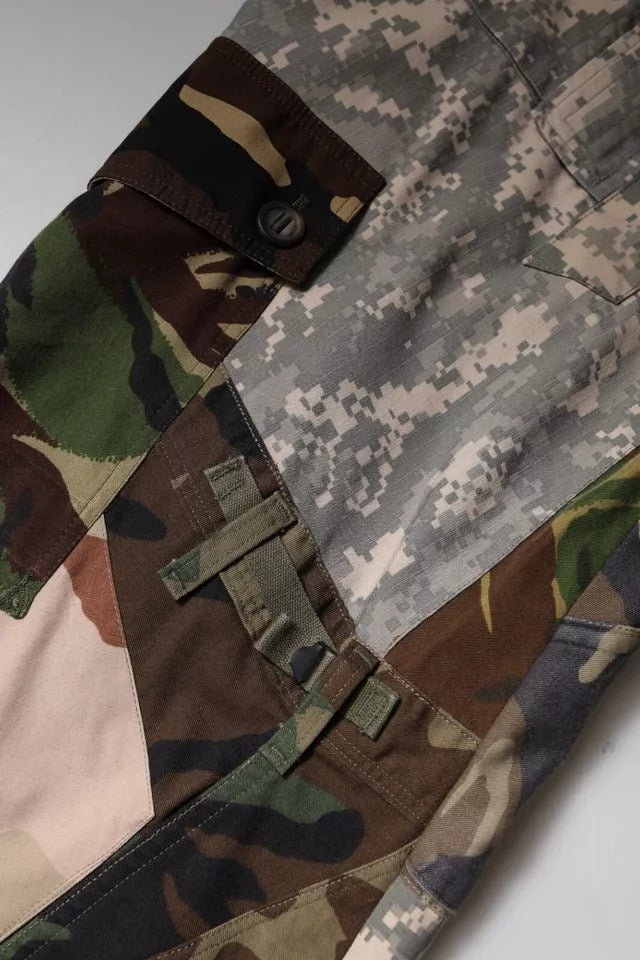 Camouflage pants for military use
