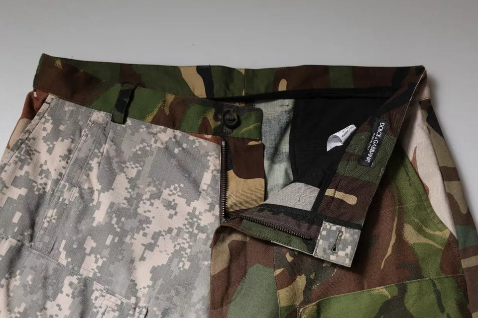 Camouflage pants in various patterns