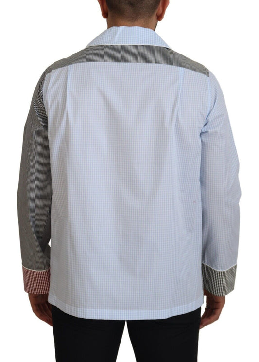 Man wearing a long sleeve shirt