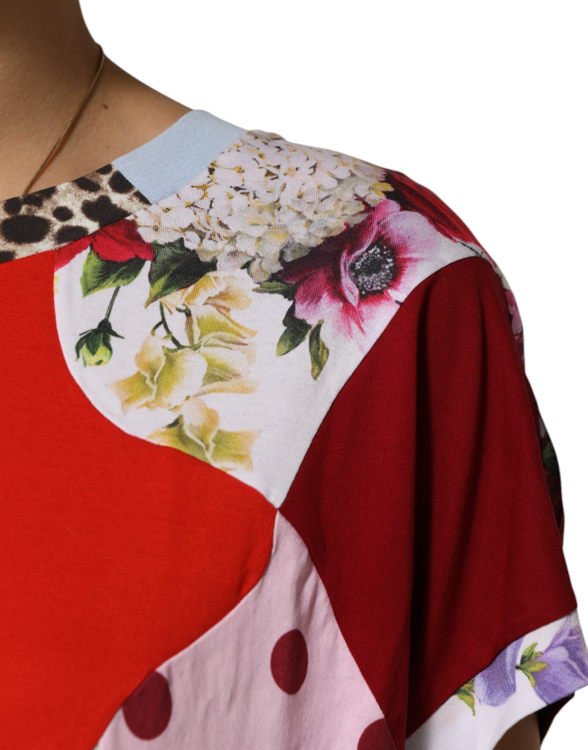 Floral patterned short sleeve shirt