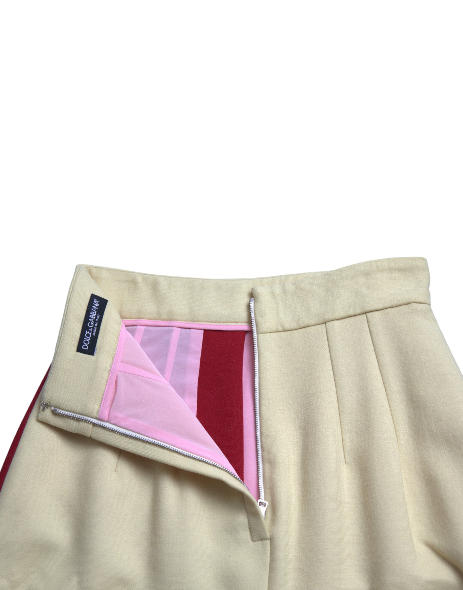 Tan suit jacket with pink lining