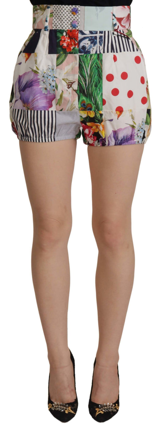 Shorts with floral pattern