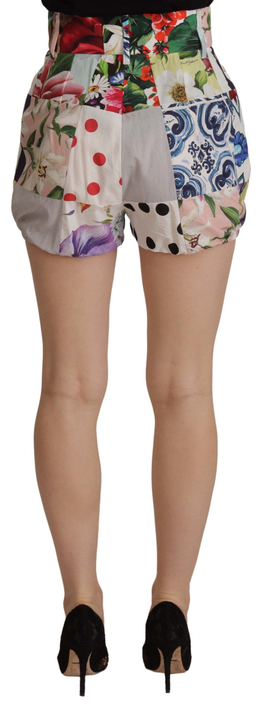 Shorts with floral pattern