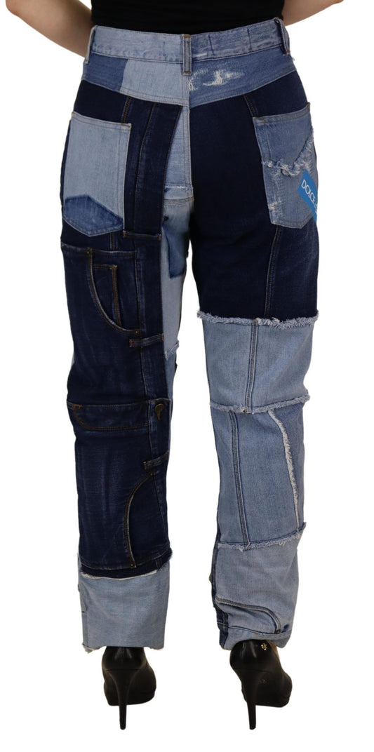 Pair of distressed denim pants