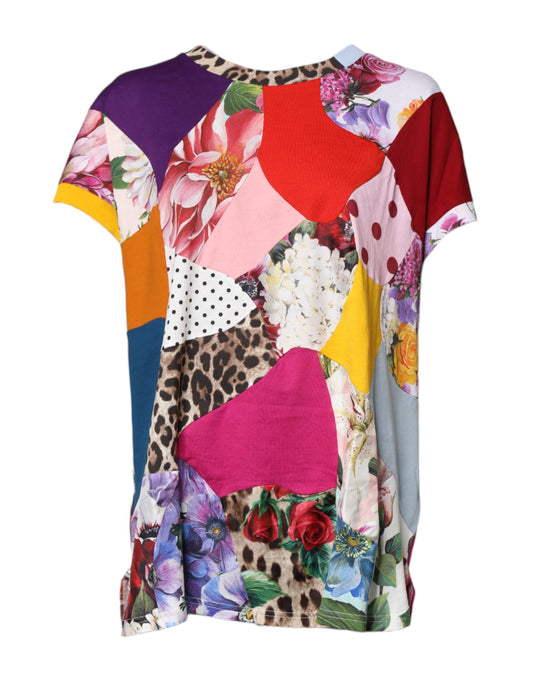 Colorful floral print shirt