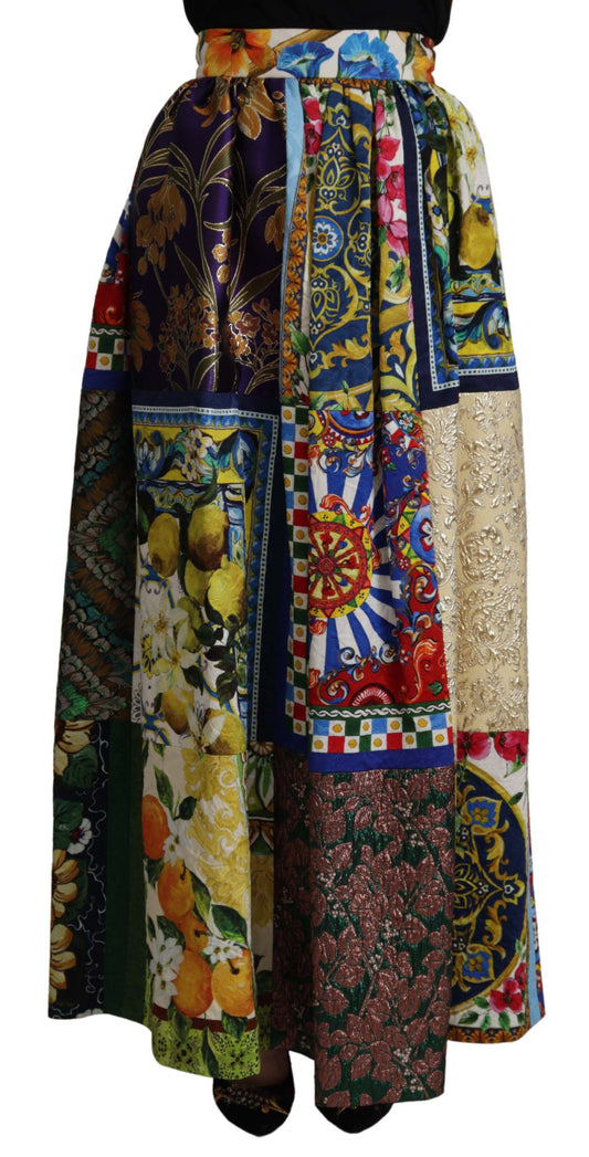 Colorful quilted coat with hood