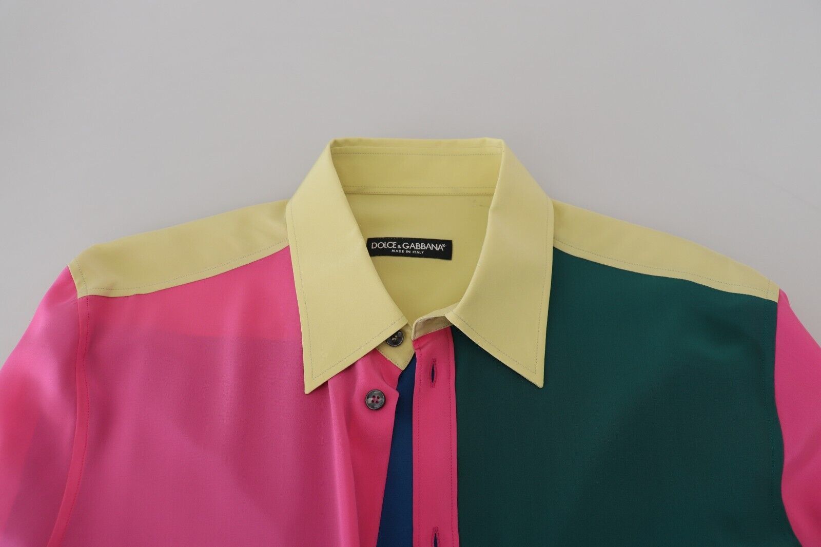 Colorful polo shirt on hanger