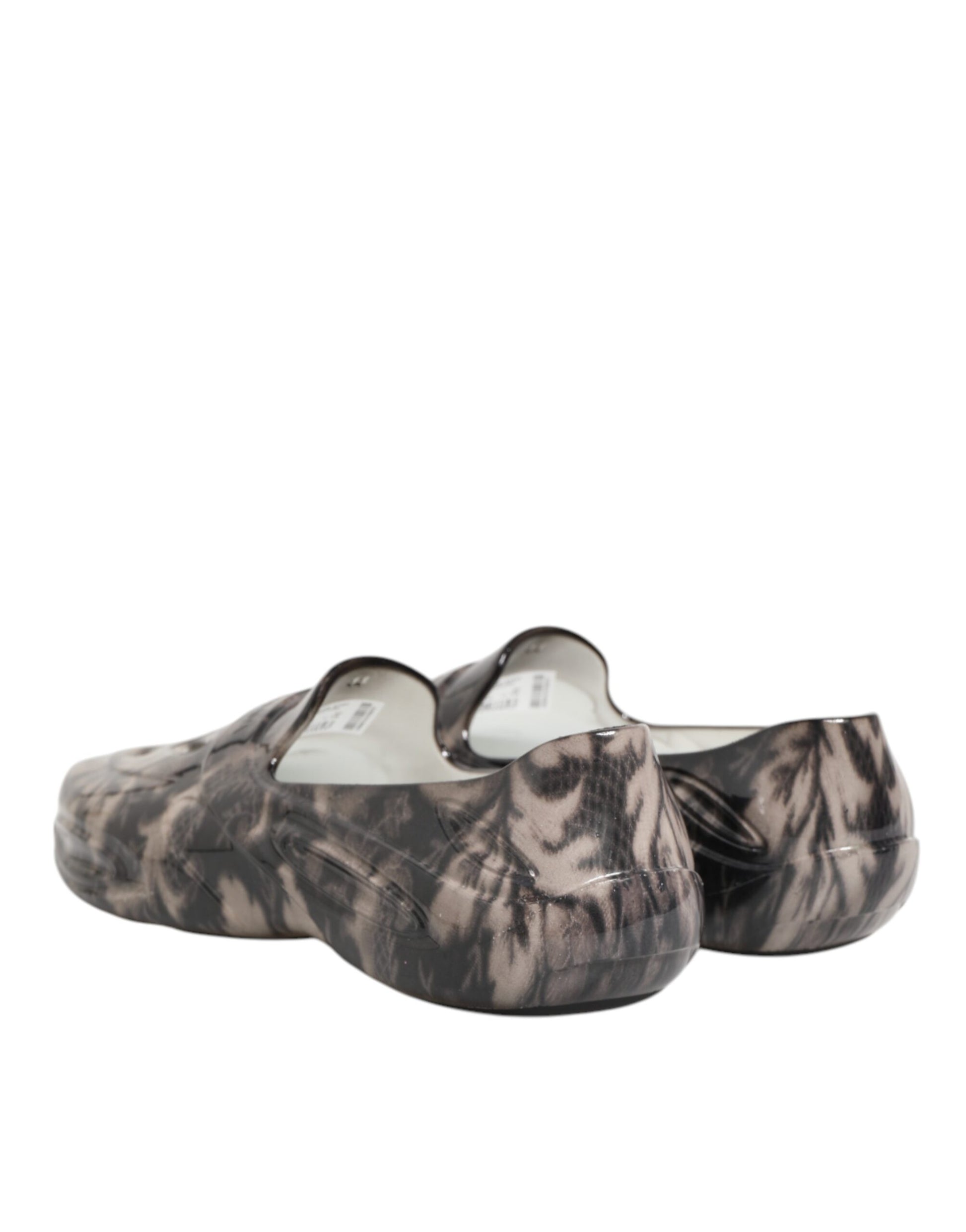 Pair of camouflage patterned slippers