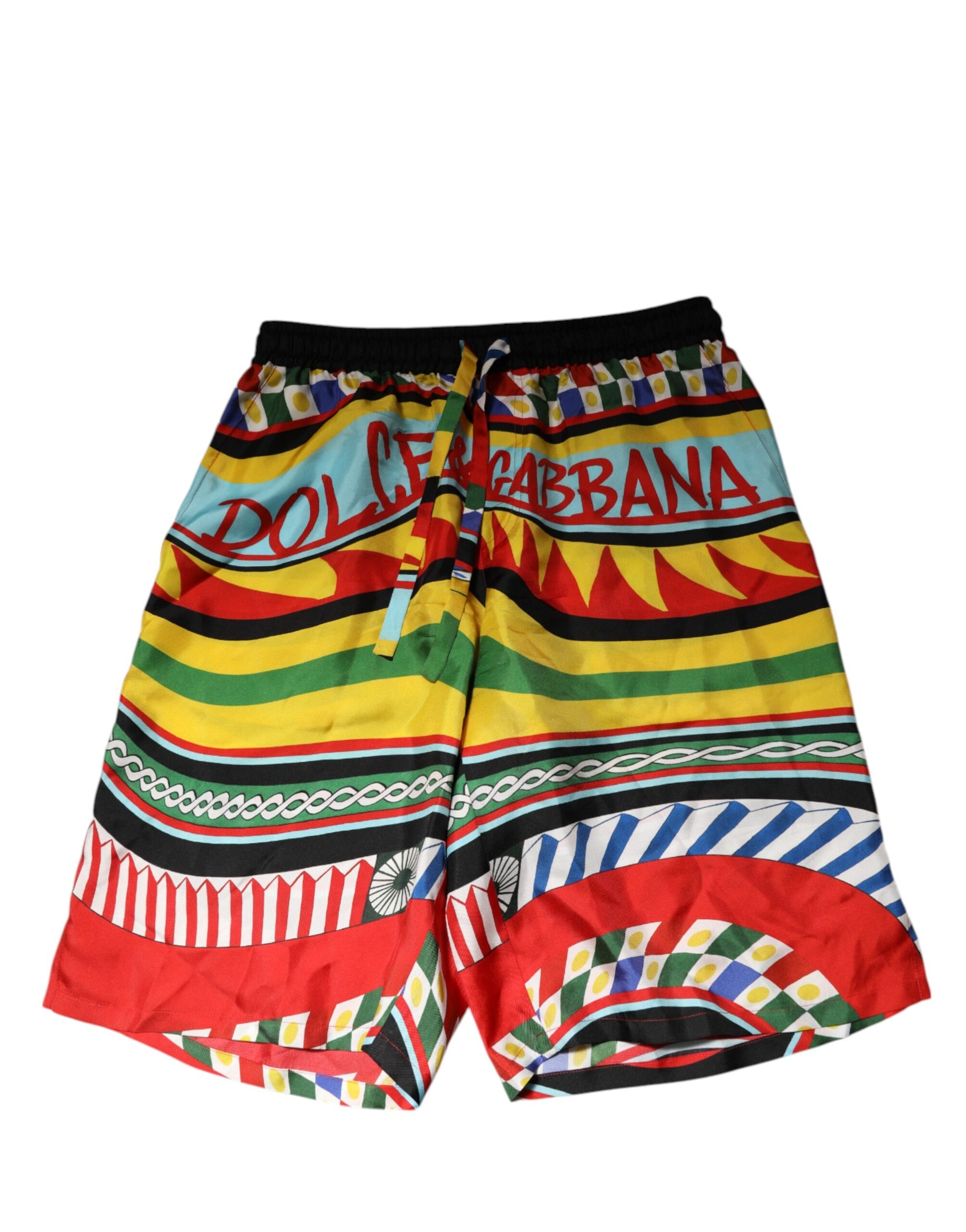 Colorful shorts with a patterned design