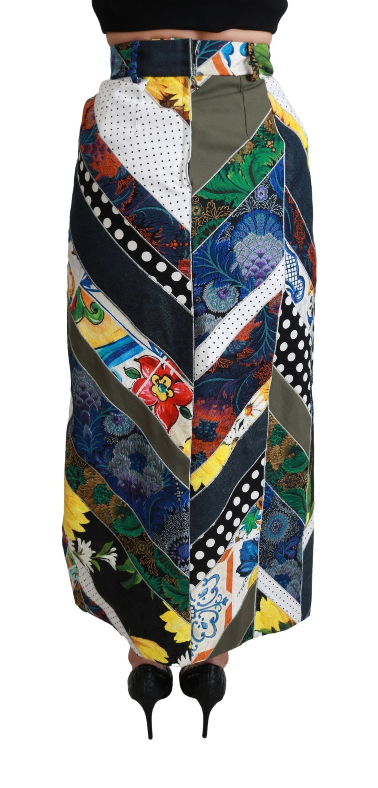 Colorful skirt with various patterns and designs