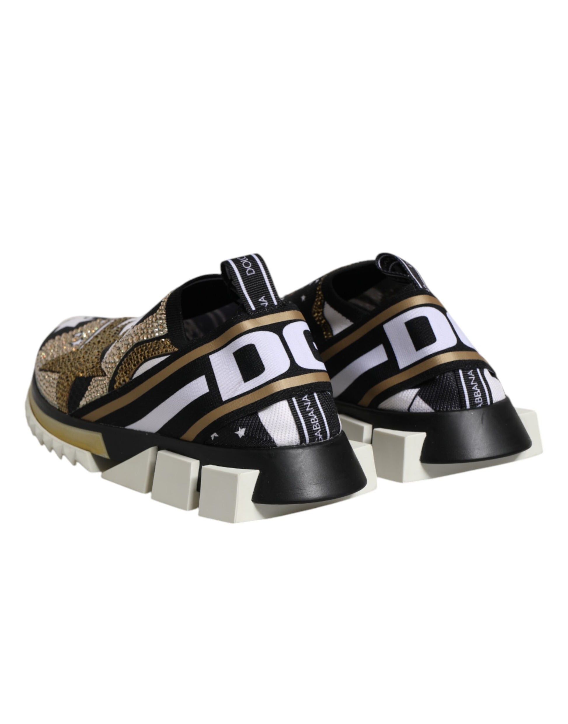 Pair of children's sneakers with velcro straps and a patterned design