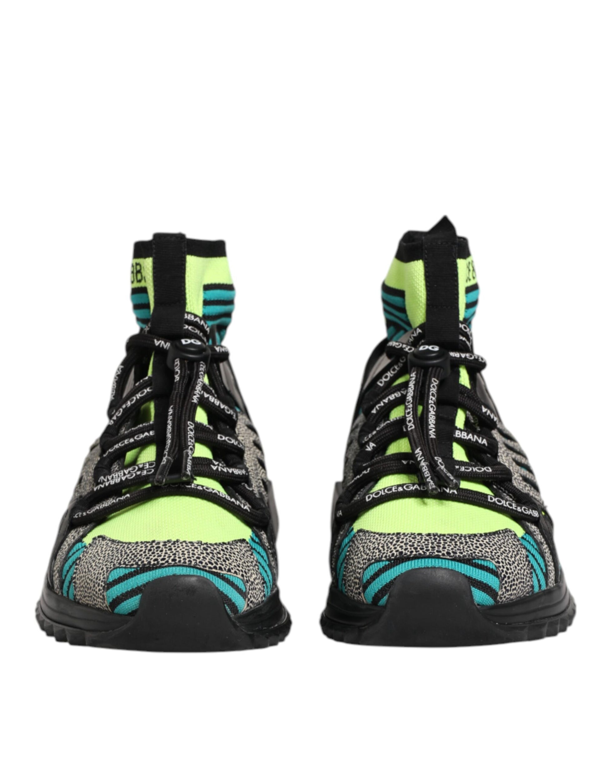 Pair of sneakers with laces tied in a bow