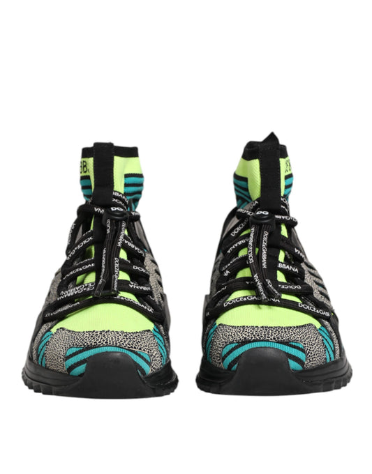 Pair of sneakers with laces tied in a bow