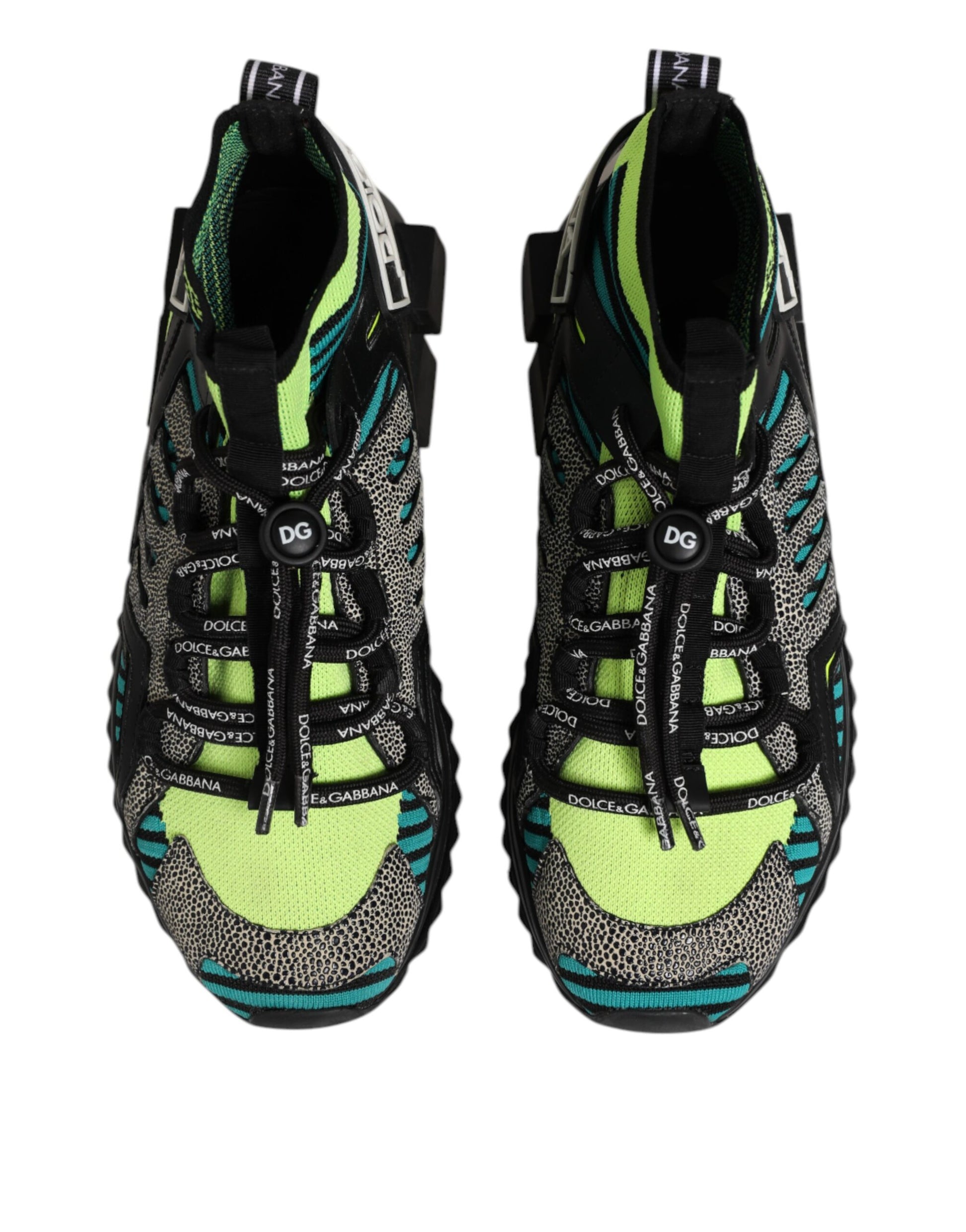 Pair of hiking shoes with laces