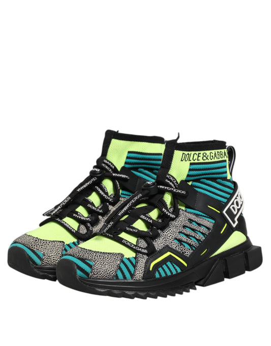 Colorful athletic shoe with laces
