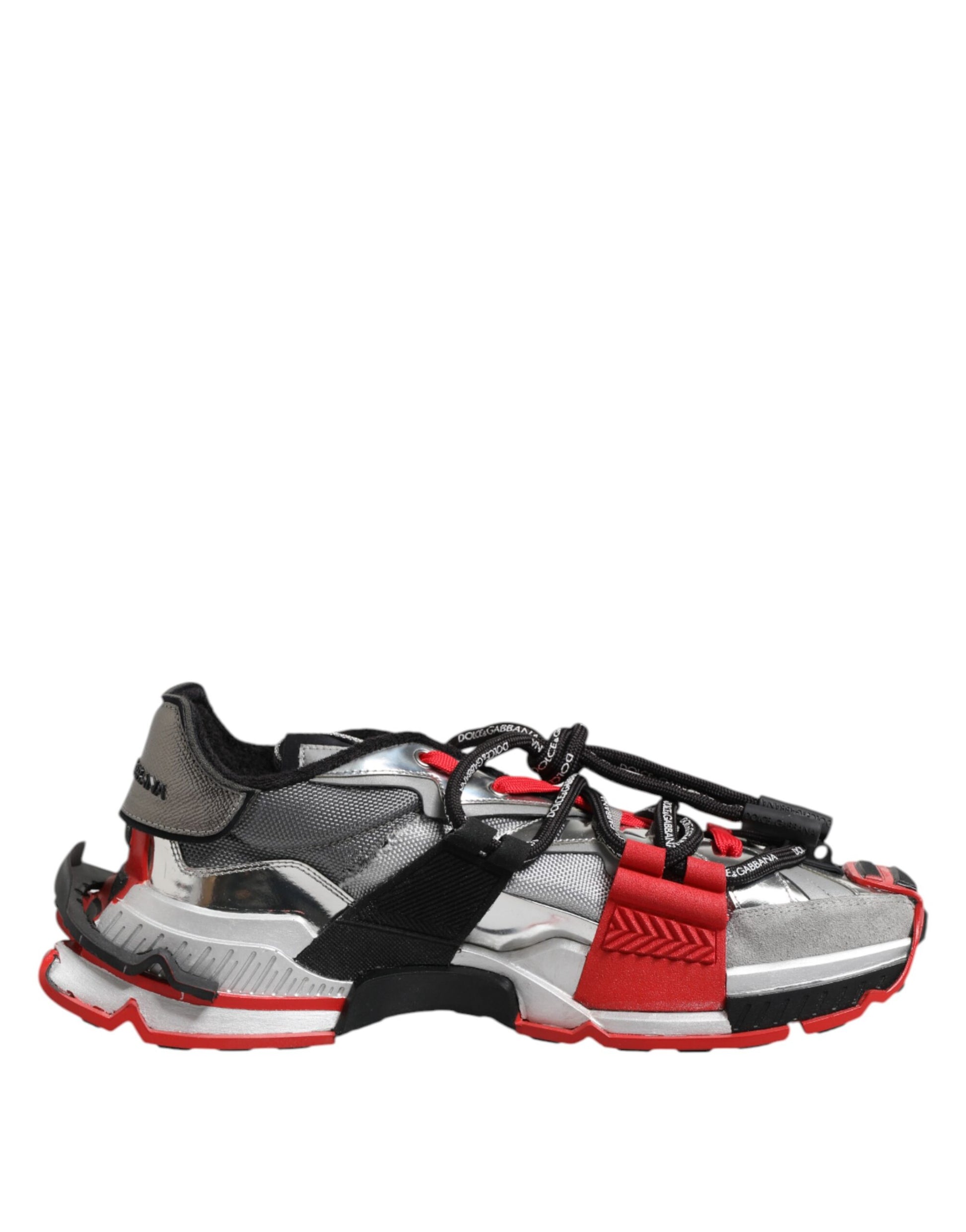 Athletic shoe with red accents