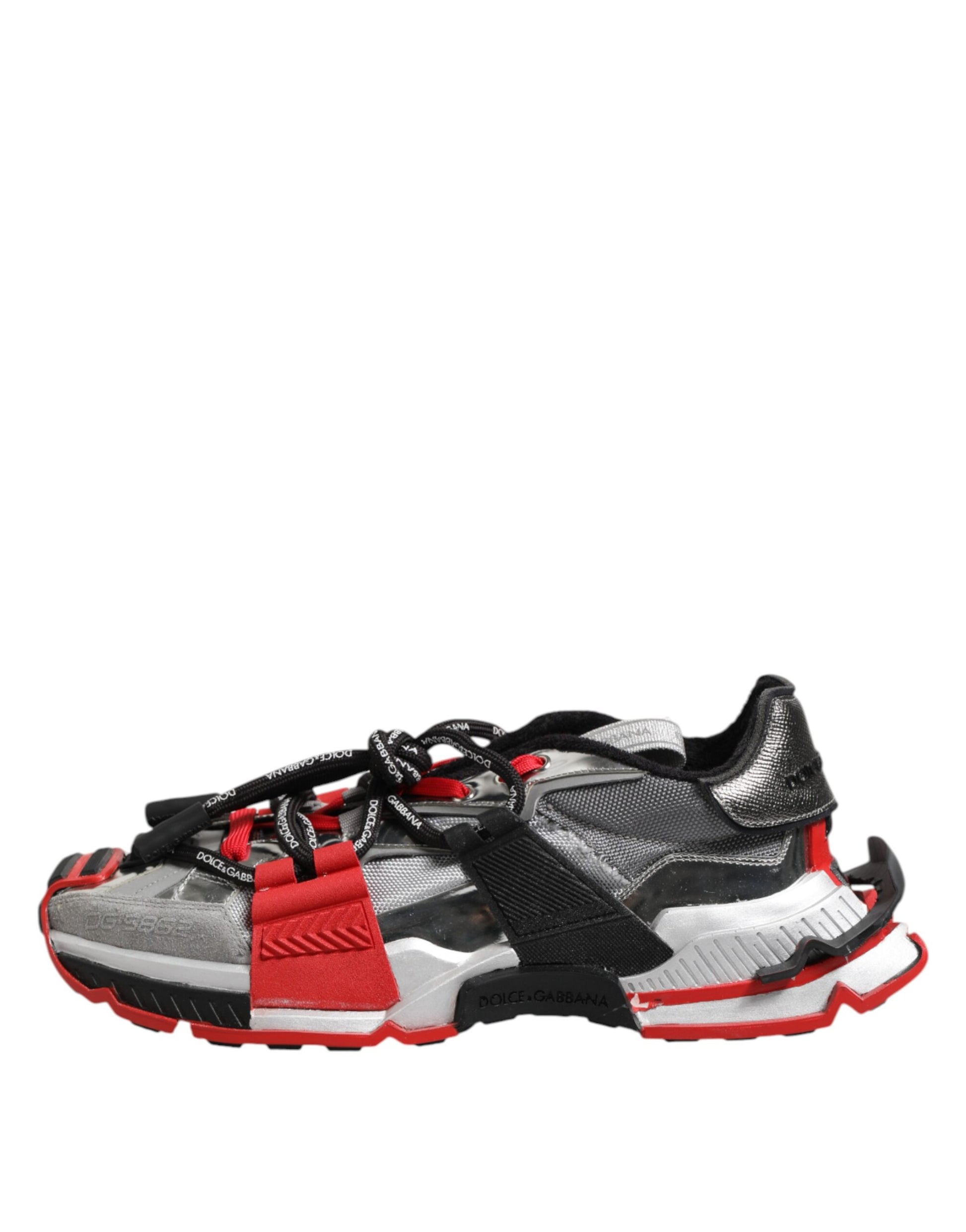 Athletic shoe with red accents