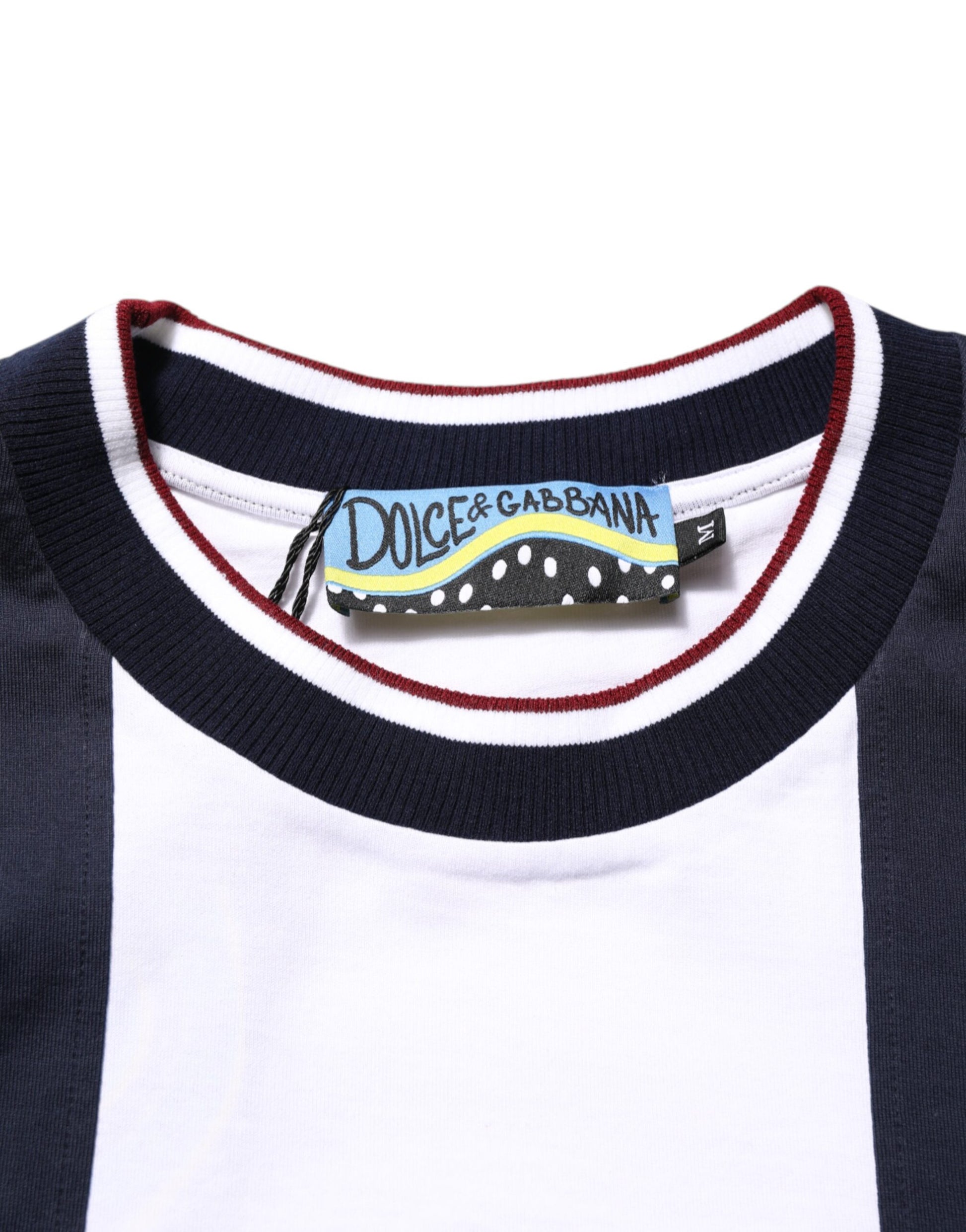 Black and white striped shirt on hanger