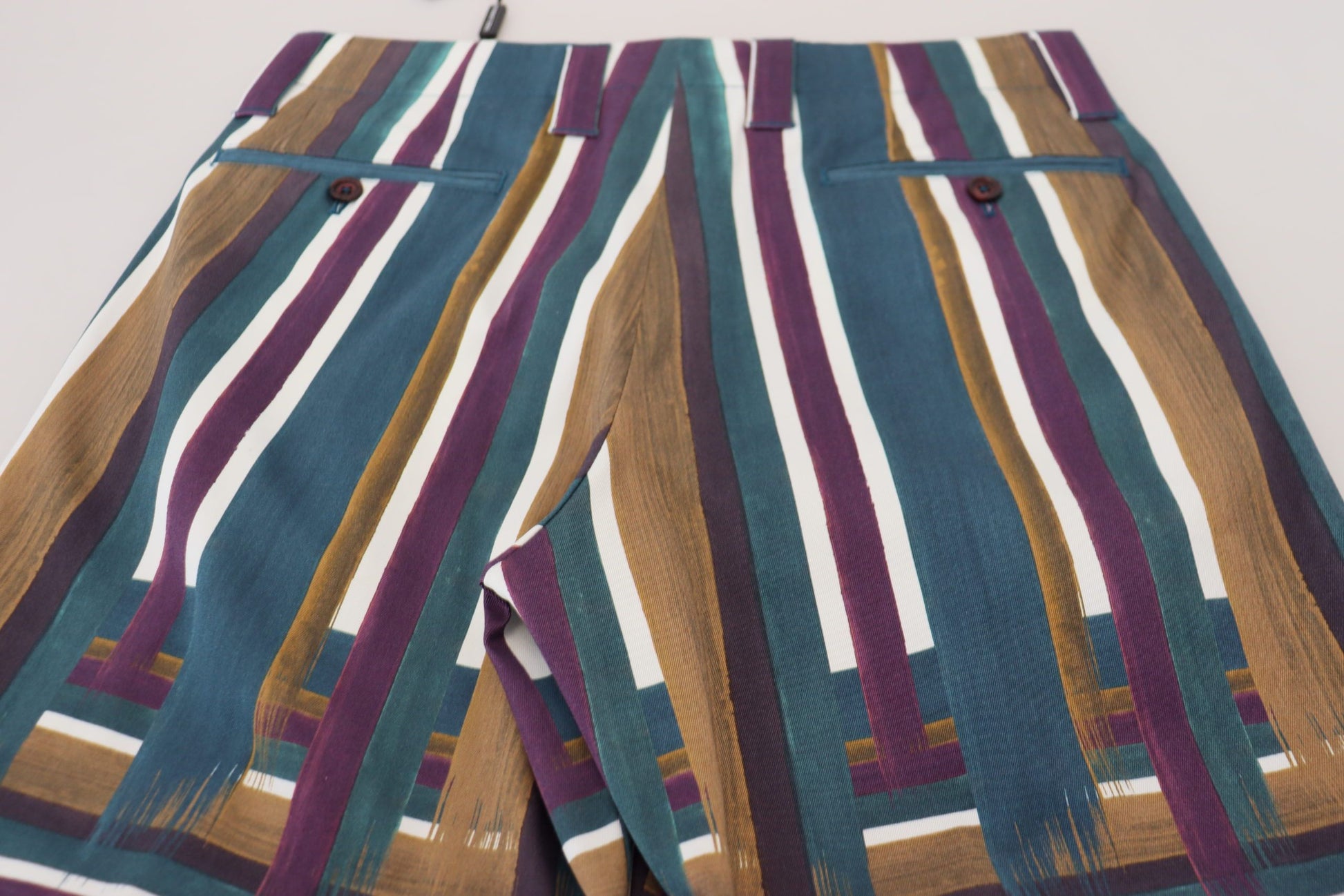 Pair of colorful striped shorts