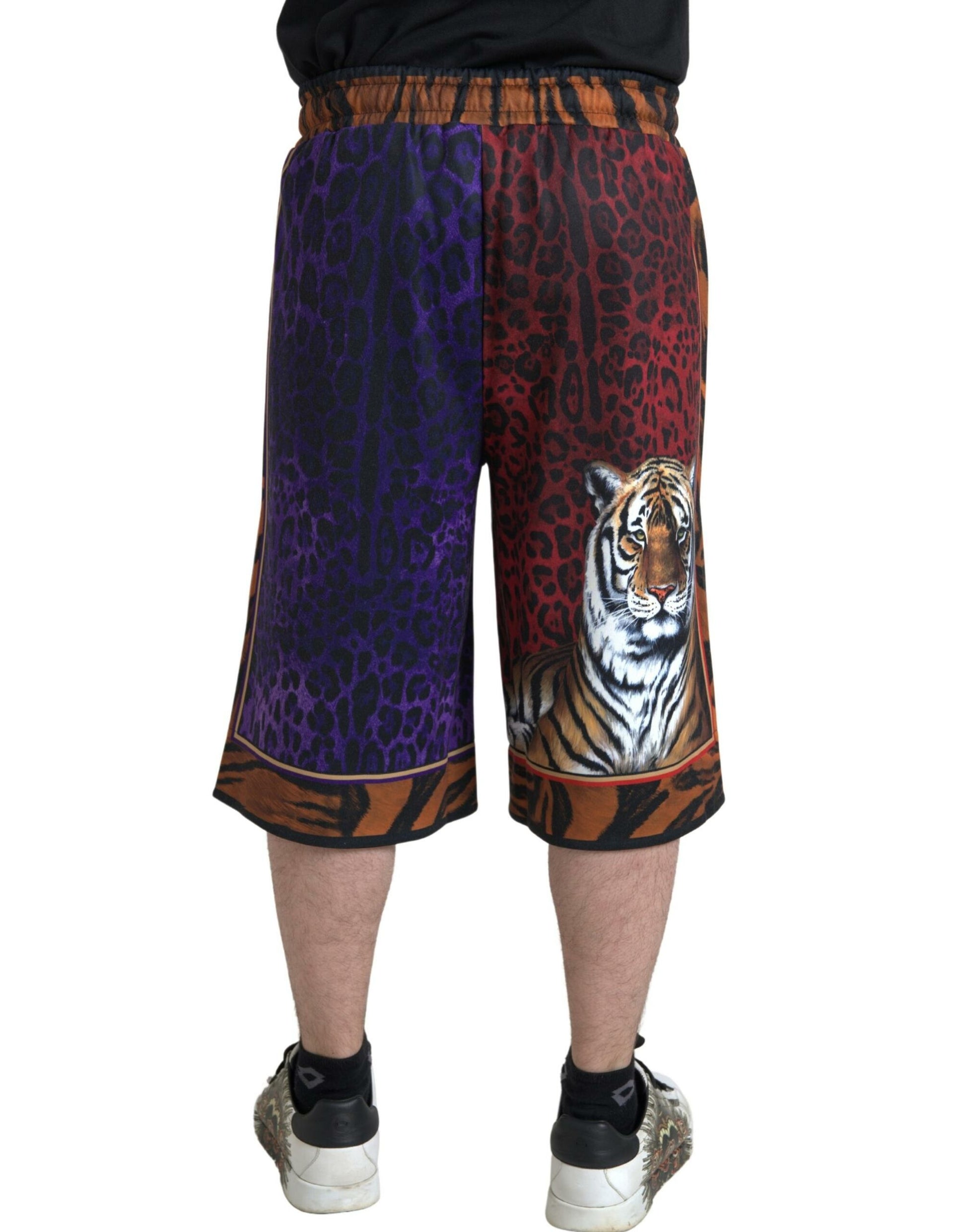 Men's shorts with tiger print