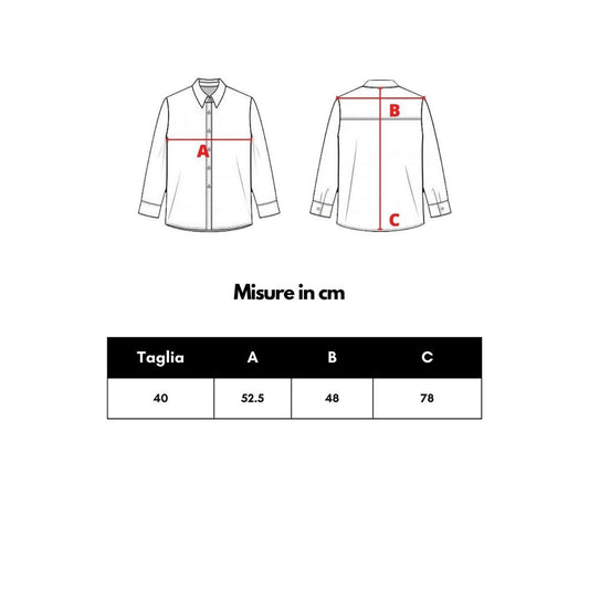A navy blue cotton dress shirt with a collar, long sleeves and button-up front