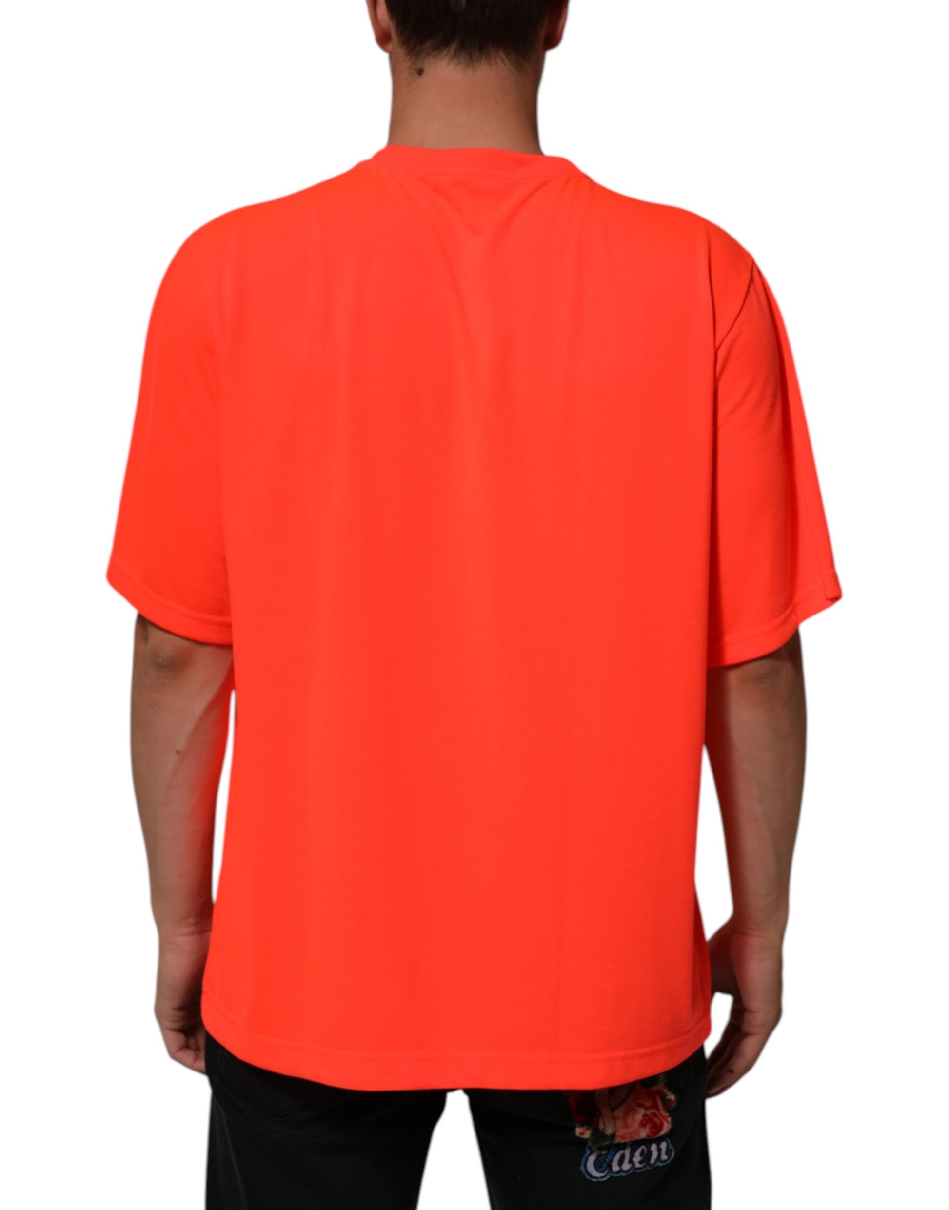 Red short sleeved shirt on a mannequin