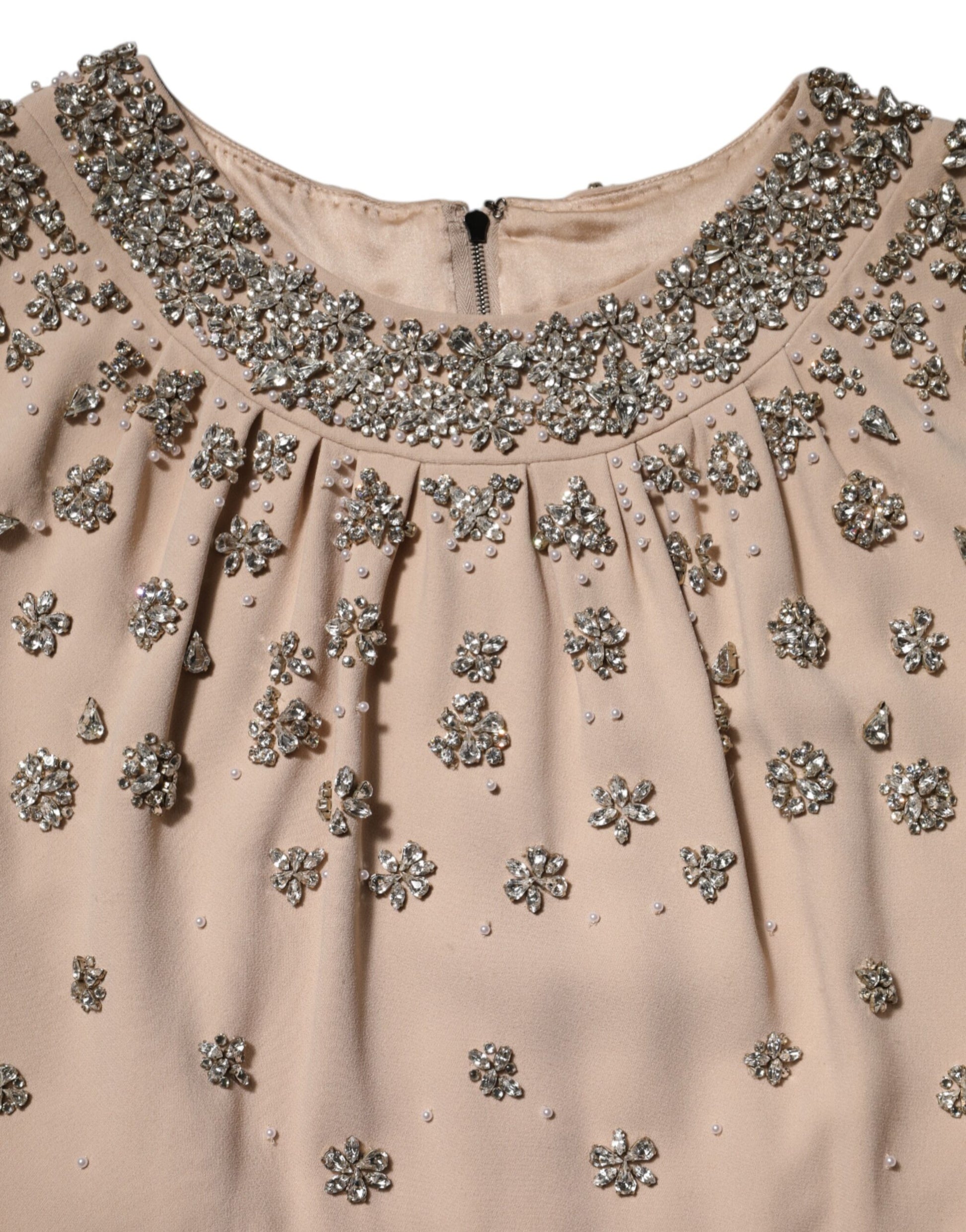 A beaded crystal embellished dress by Dolce & Gabbana