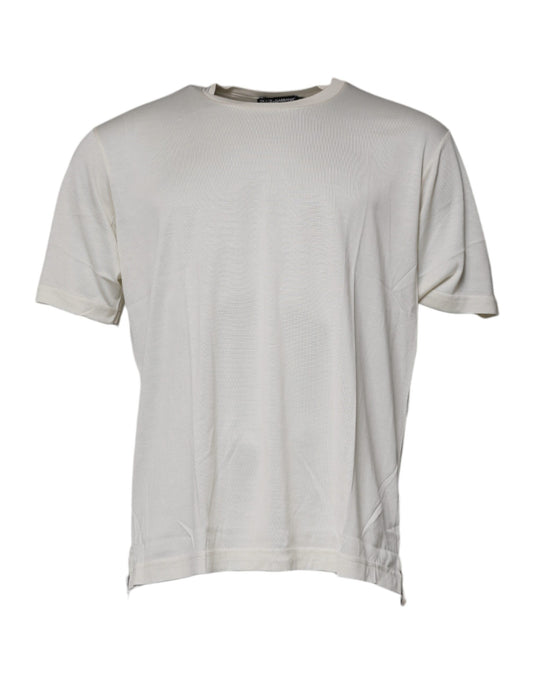 White short sleeve t-shirt on hanger