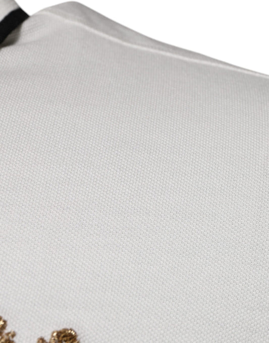White jersey with gold accents