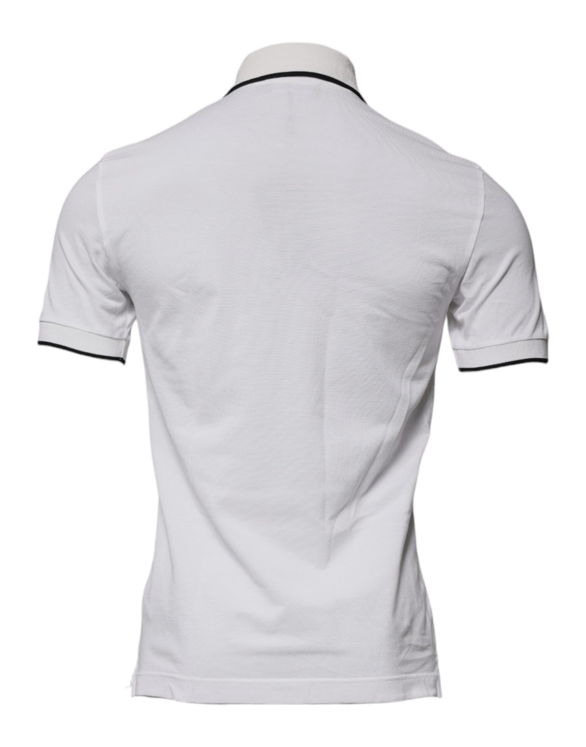 White polo shirt on mannequin