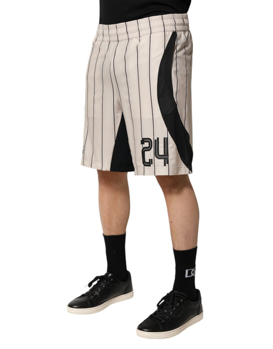 Man wearing shorts and sneakers
