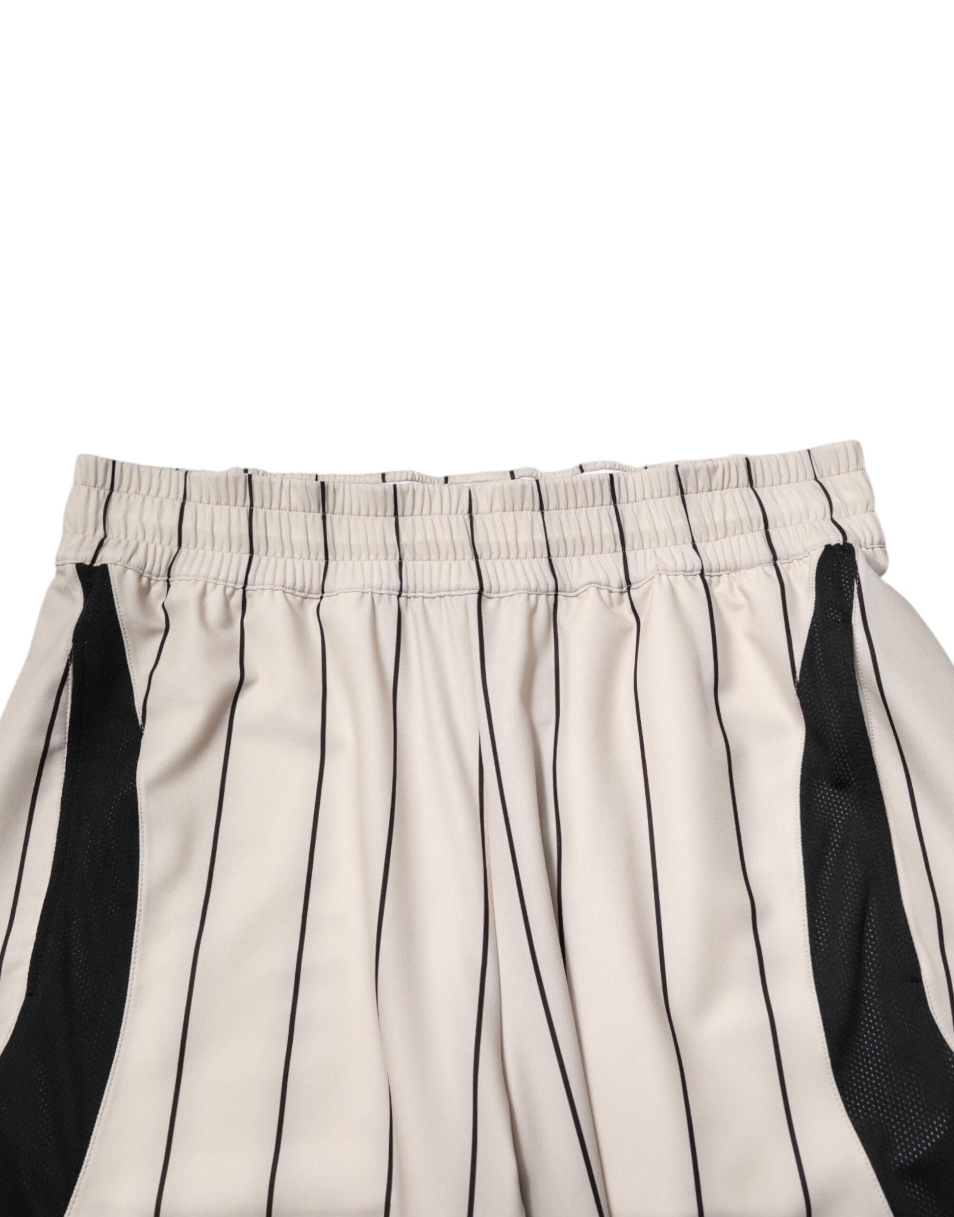 Pair of shorts with horizontal stripes