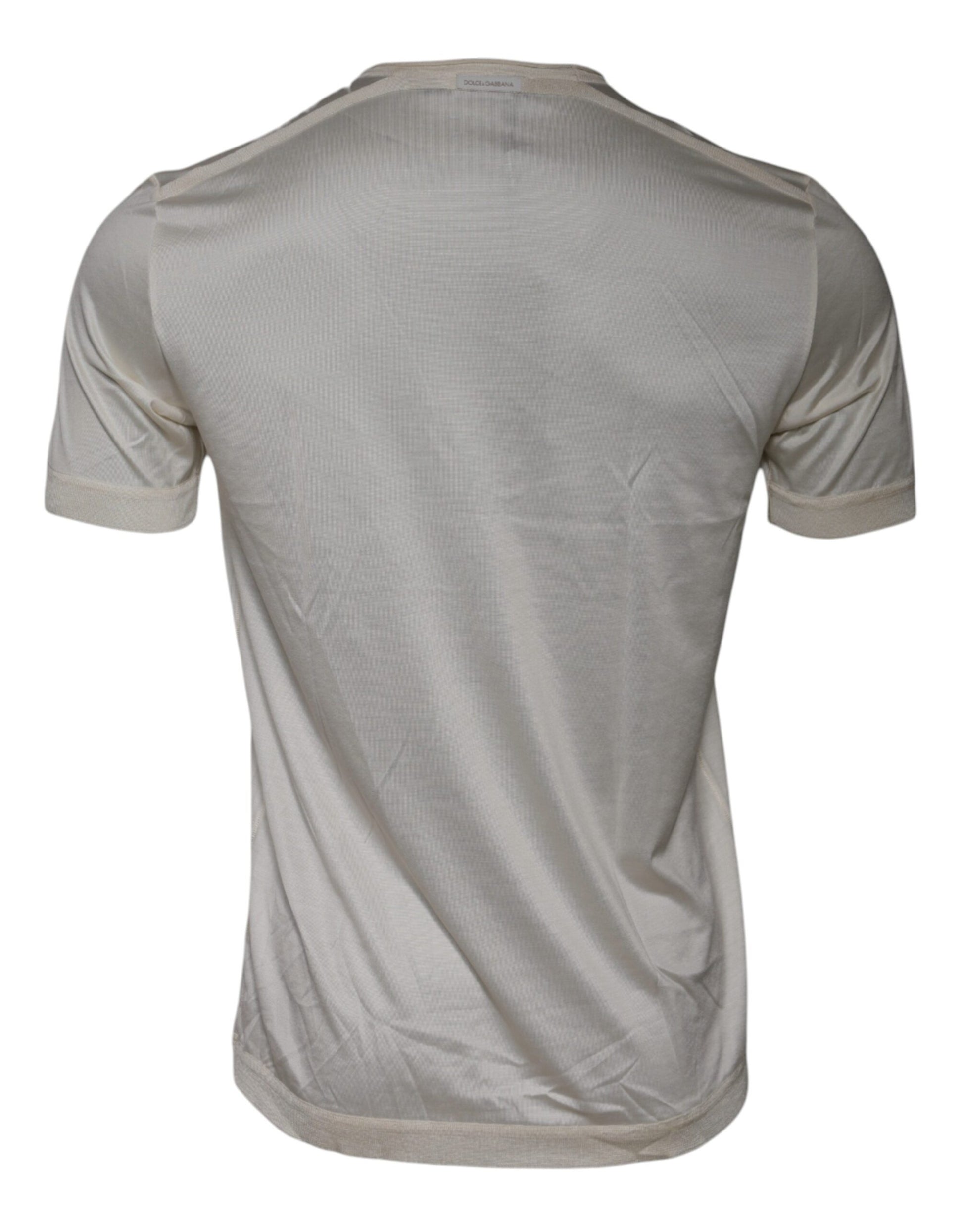 Back view of a short sleeved shirt
