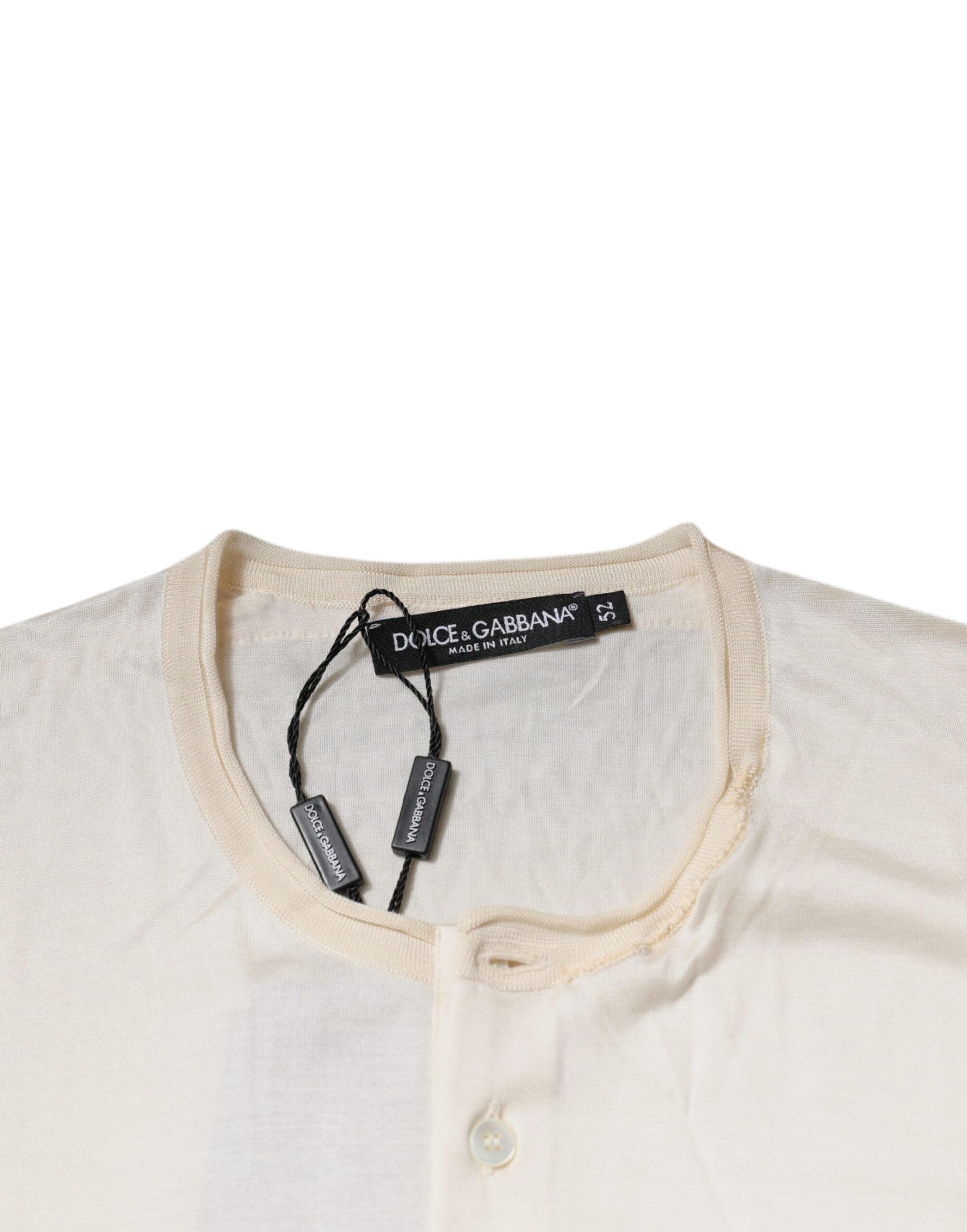Tan long sleeve shirt on hanger