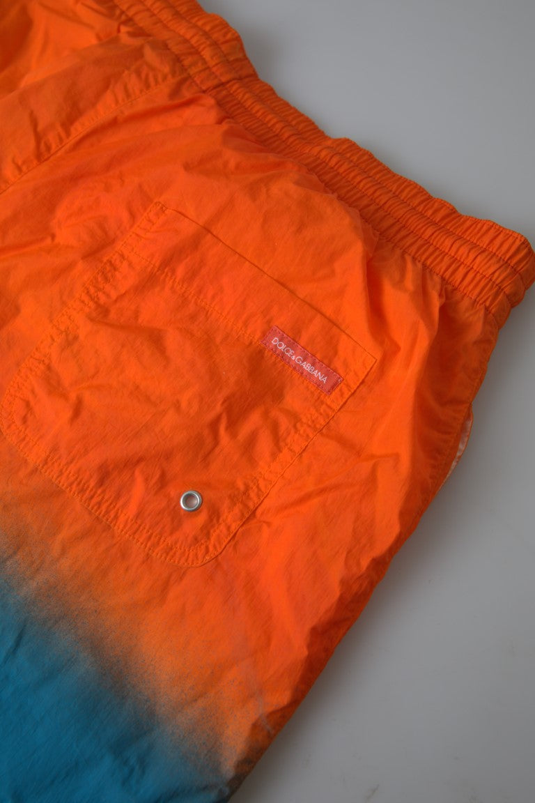 Orange life jacket on table