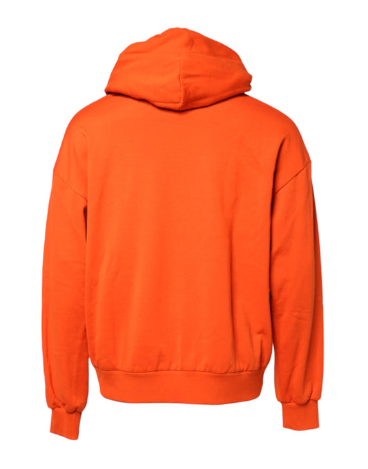 Orange hoodie on a mannequin