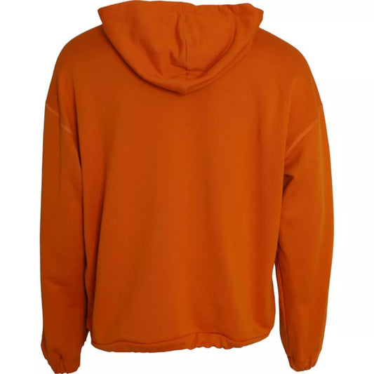 Orange hoodie on a mannequin