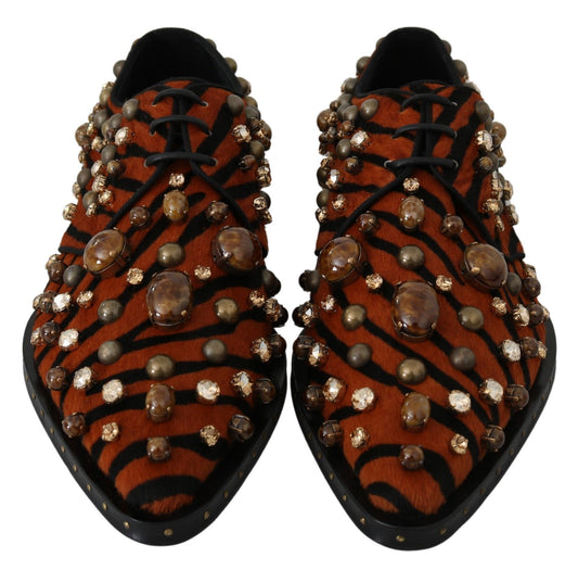 Pair of boots with fur trim and embellishments