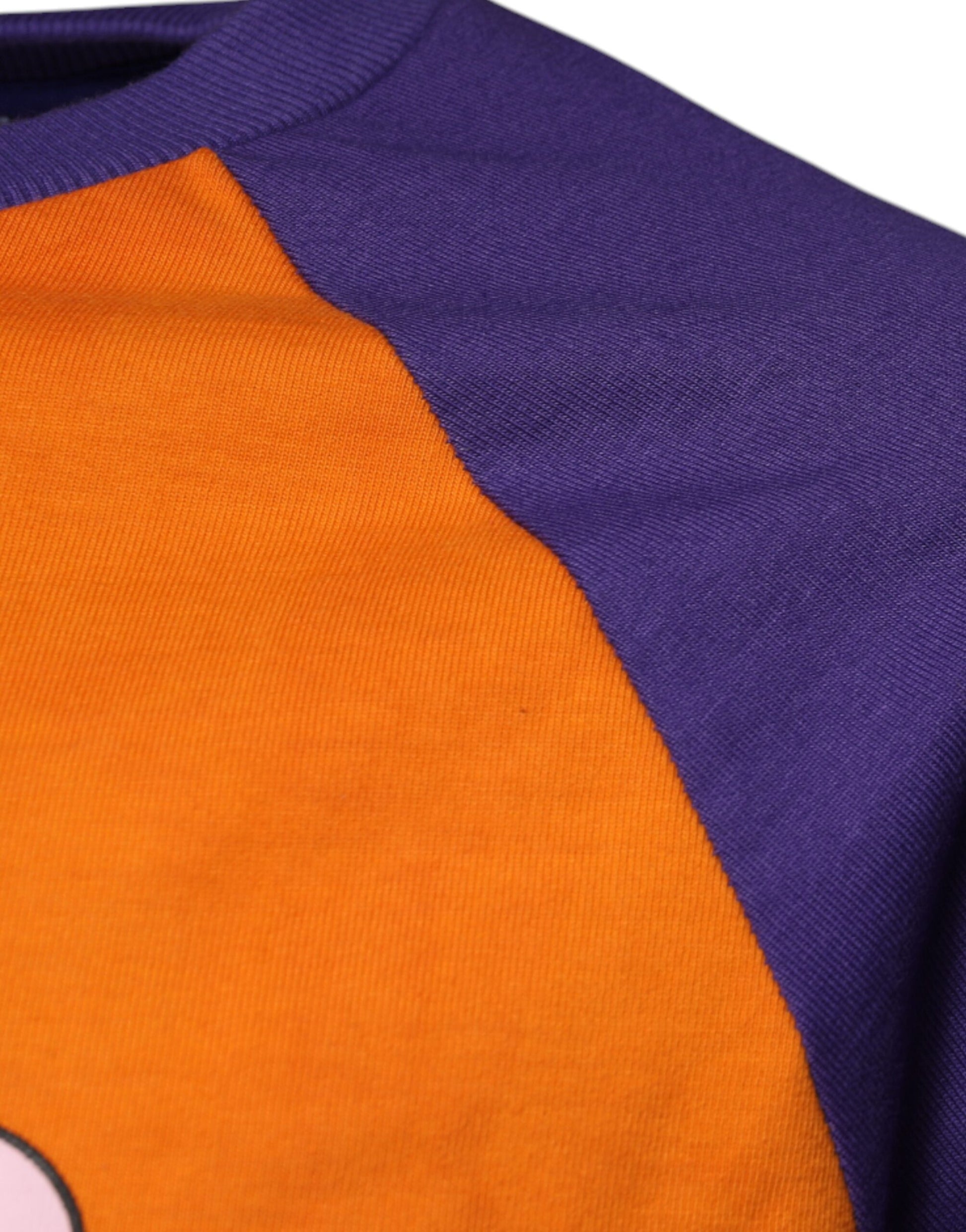 Purple and orange sports jersey