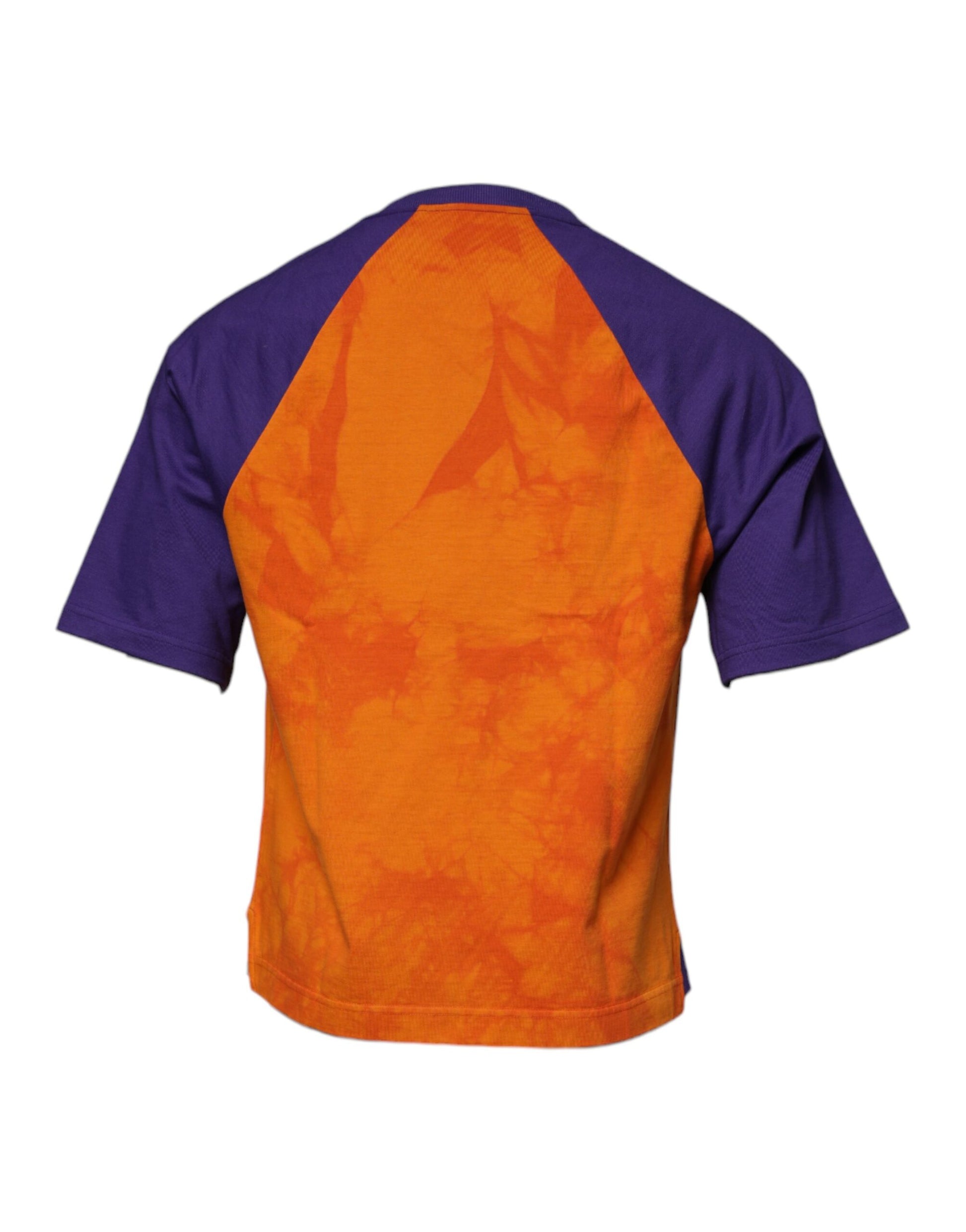 Orange and purple sleeveless shirt
