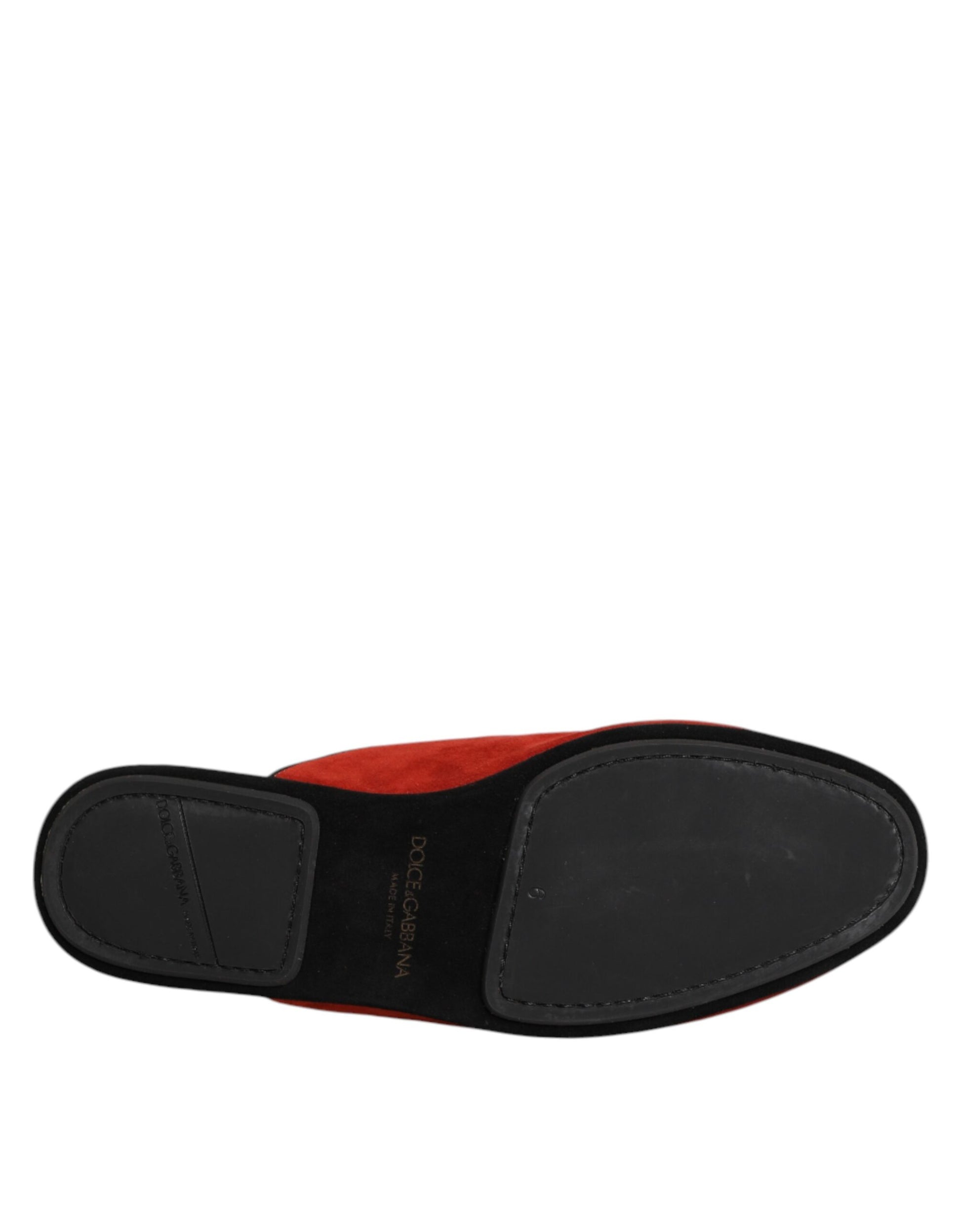 Black and red shoe cover